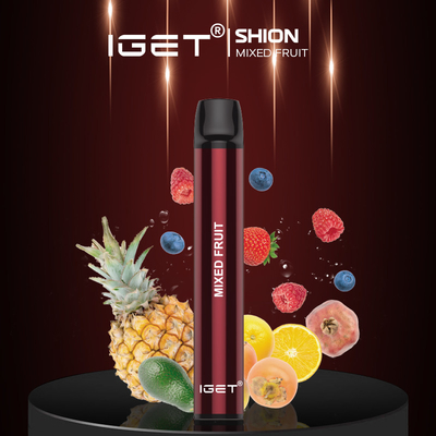Dispositivo descartável do gelo IGET SHION Vaping da cola, 600 cigarros feitos sob encomenda do vapor dos sopros