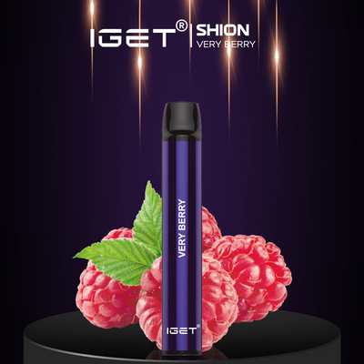 Dispositivo descartável do gelo IGET SHION Vaping da cola, 600 cigarros feitos sob encomenda do vapor dos sopros