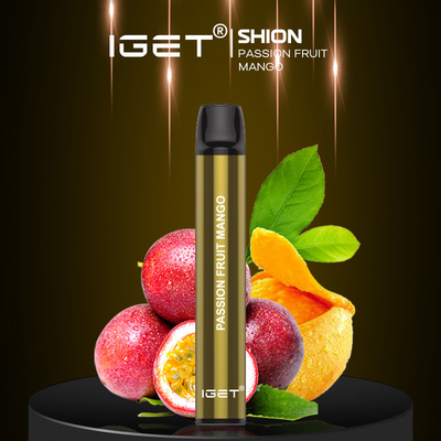 Dispositivo descartável do gelo IGET SHION Vaping da cola, 600 cigarros feitos sob encomenda do vapor dos sopros