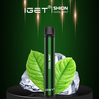 Dispositivo descartável do gelo IGET SHION Vaping da cola, 600 cigarros feitos sob encomenda do vapor dos sopros