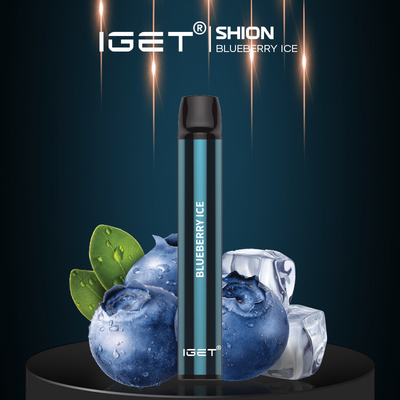 Sopros luxúrias 2.4ml Iget Shion da pena 600 de Nic Salt Disposable Vape Cbd do gelo
