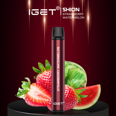 Sopros luxúrias 2.4ml Iget Shion da pena 600 de Nic Salt Disposable Vape Cbd do gelo