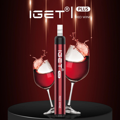sopros descartáveis 4.8ml do cigarro 1200 de 650mAh IGET Vape mini E