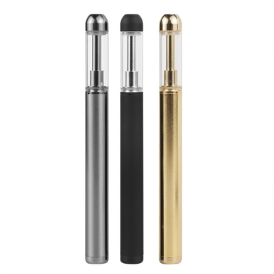 Tanque de vidro descartável da ponta CBD Vape Pen Ceramic Coil Heating 0.5ml do círculo do metal