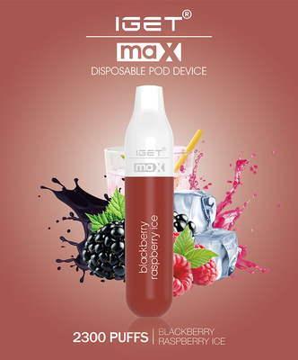 2300 portáteis descartáveis da vagem dos sopros 8.0ml IGET Vape coloridos