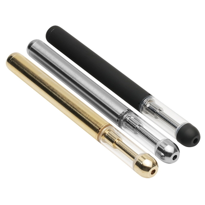 Ponta redonda D5-A 3.7v CBD cerâmico Vape descartável Pen Empty do gotejamento do metal