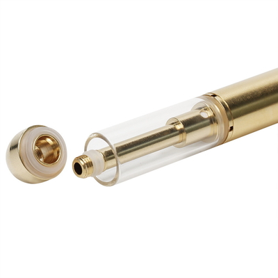 Ponta redonda D5-A 3.7v CBD cerâmico Vape descartável Pen Empty do gotejamento do metal