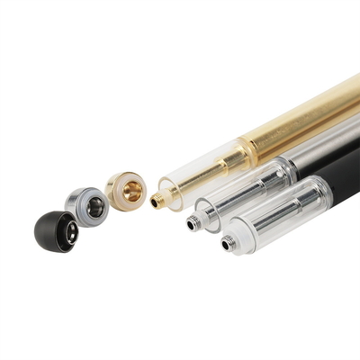 Ponta redonda D5-A 3.7v CBD cerâmico Vape descartável Pen Empty do gotejamento do metal