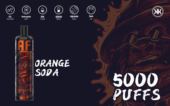 Energia líquida Vape descartável Pen Vaporizer do sistema Epod da vagem dos sopros do cigarro 5000 de E