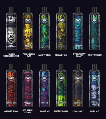 12 filhós eletrônica da morango do charuto Vape 5% da nicotina descartável dos sabores EPOD