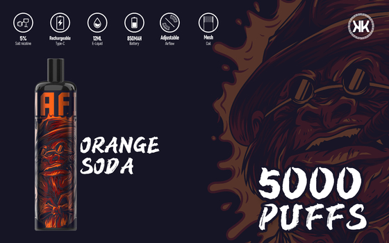 Soda alaranjada do cigarro eletrônico descartável recarregável de EPOD Vape 12ml
