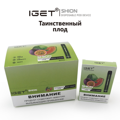 Em IGET descartável conservado em estoque Vape IGET SHION 600 sopra cigarro da bateria de 400 mah