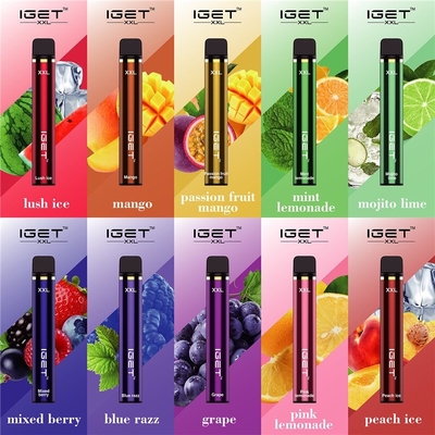 IGET MAIS a nicotina descartável dos sopros 4.8ML 5% do jogo 650mAh 1200