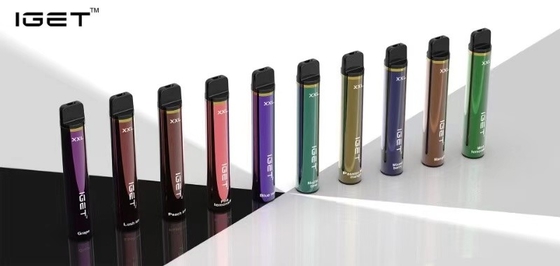 Nicotina descartável Vape da bateria por atacado do cigarro IGET Vape IGET 1800 XXL 900mah