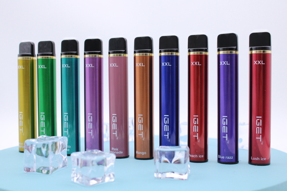 Nicotina descartável Vape da bateria por atacado do cigarro IGET Vape IGET 1800 XXL 900mah