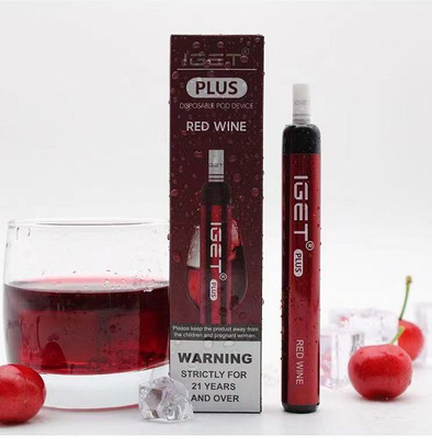 IGET original MAIS 1200 sabores descartáveis da capacidade 13 da pena 4.8ml de Vape da nicotina dos sopros 6%