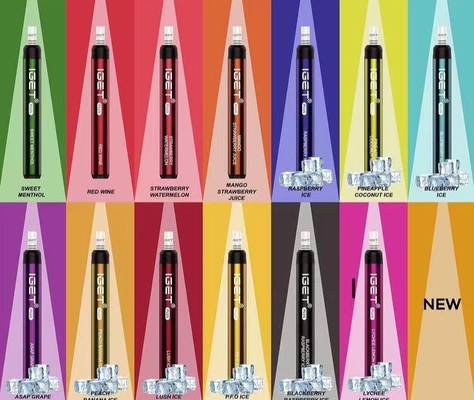 Pena original de Vape da nicotina da bateria 6% do SINAL DE ADIÇÃO 650mah do cigarro IGET 1200 de 100% IGET