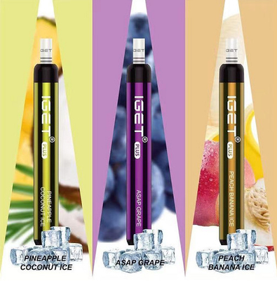 IGET original MAIS 1200 sabores descartáveis da capacidade 13 da pena 4.8ml de Vape da nicotina dos sopros 6%
