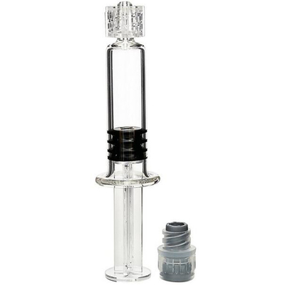 Seringa de vidro do óleo de CBD THC DELTA8, seringa 1ml do fechamento de IPlayecigs Luer