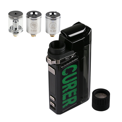 1500mAh CURER 3 em 1 atomizador de Vape da cera, PCTG Herb Vaporizer Kit seco