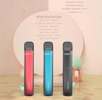 Popular no jogo do acionador de partida de Vape da nicotina da bateria 6% da nova 350mah de Austrália IGET Vape IGET