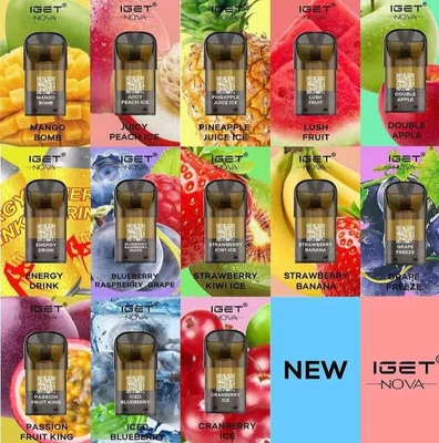 Popular no jogo do acionador de partida de Vape da nicotina da bateria 6% da nova 350mah de Austrália IGET Vape IGET