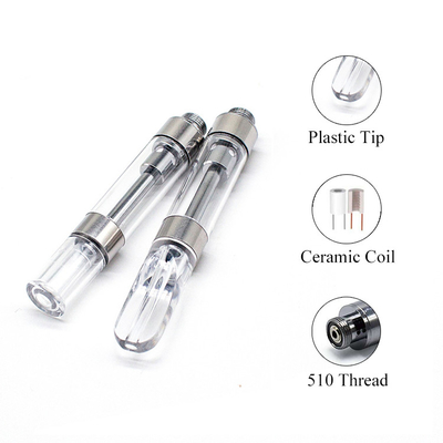 Atomizador cerâmico vertical do cartucho de 1.4ohm 0.45ml CBD Vape