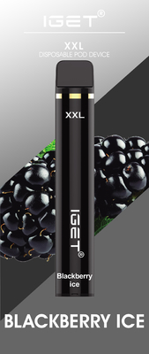 Sabores descartáveis descartáveis de XXL 1800f 7.0ml IGET Vape os 30 fumam a pena