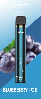 Sabores descartáveis descartáveis de XXL 1800f 7.0ml IGET Vape os 30 fumam a pena