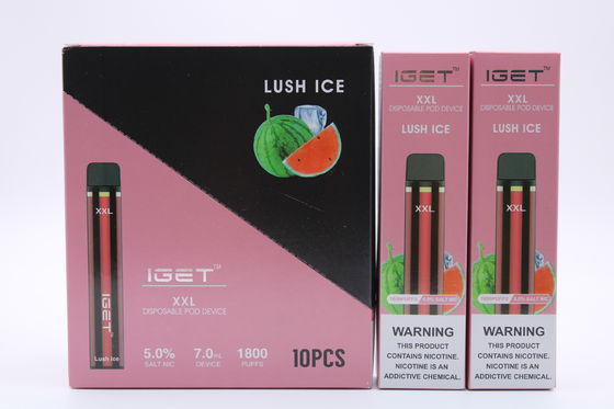 Vagem recarregável deescape do sistema que fuma a pena 1800 de IGET XXL Vape