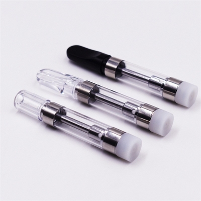 Nenhum tanque de vidro de escape de Pyrex feito sob encomenda algum cartucho de aquecimento do vape do óleo do cbd da bobina cerâmica da linha da capacidade 510