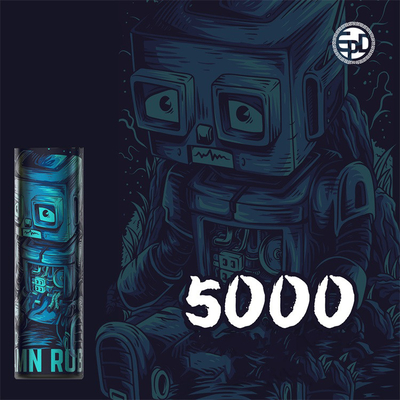 12 sopros da pena 5000 de Vape da energia de Epod de sal da nicotina dos sabores 5% descartáveis