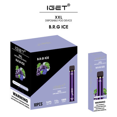 Da bateria eletrônica do dispositivo 950mAh dos cigarros de Iget vagem colorida IGET XXL de Vape