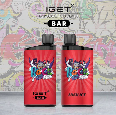 Cigarro descartável dos sabores e do suco de Vape Pen Device 13 dos sopros originais da barra 3500 de Iget no estoque