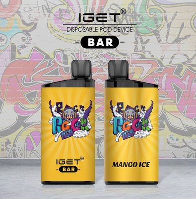 Cigarro descartável dos sabores e do suco de Vape Pen Device 13 dos sopros originais da barra 3500 de Iget no estoque