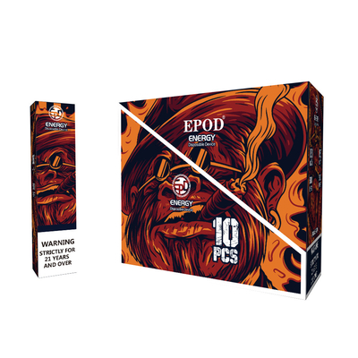 5000 e-cigarro descartável da nicotina da energia 5% dos sabores EPOD do dispositivo 12 da pena de Vape dos sopros