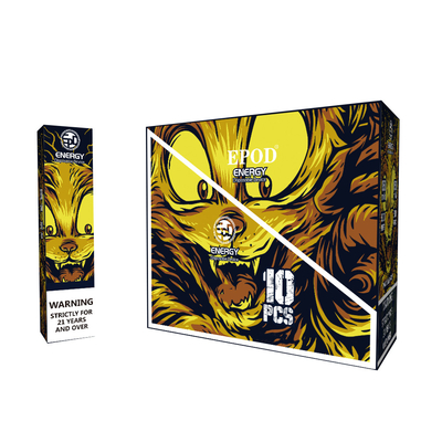 Nicotina máxima dos sabores 12ML 5% dos sopros 12 da energia recarregável de Epod do cigarro de E 5000