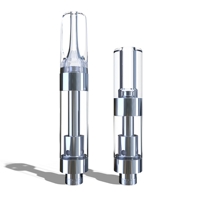 Cartucho plástico da ponta 1ml do círculo liso por atacado do atomizador do óleo de CBD THC D8