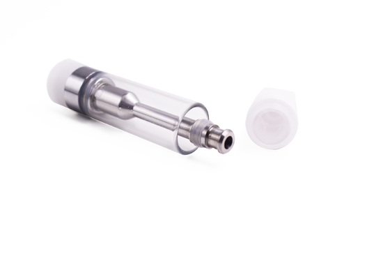 Imprensa branca 2.3mm preta feita sob encomenda da mão do logotipo 2.0mm no cartucho sem chumbo 316SS da ponta CBD Vape descartável