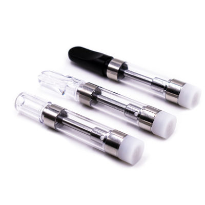 510 cartucho cerâmico de vidro do vape cbd/thc delta9 do óleo grosso leakproof da linha 0.5ml 1ml