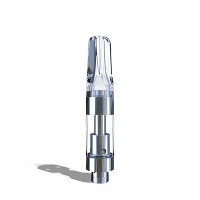 Cartucho grosso fino de vidro plástico por atacado do vape do óleo do tanque 0.5ml 1ml de Pyrex da ponta