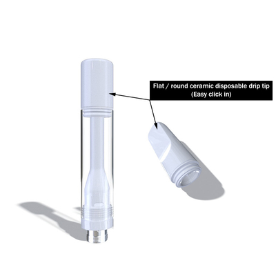 Cartucho de Vape do produto 2022 novo todo o ajuste material cerâmico para óleo grosso/fino 1ml