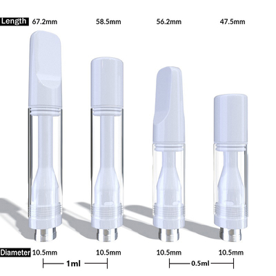 Cartucho de Vape do produto 2022 novo todo o ajuste material cerâmico para óleo grosso/fino 1ml