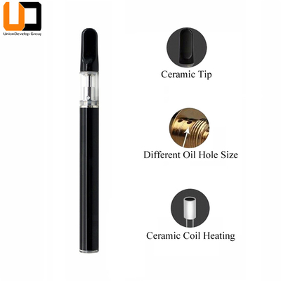 Pena vazia descartável cerâmica de alta qualidade de Vape do tanque de vidro da bobina D5 CBD 0.5ml 1.0ml