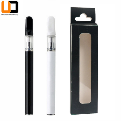 Pena vazia descartável cerâmica de alta qualidade de Vape do tanque de vidro da bobina D5 CBD 0.5ml 1.0ml