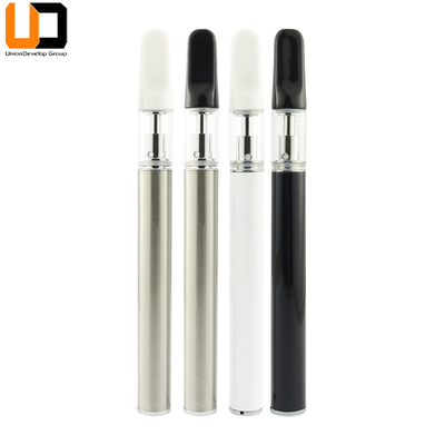Pena cerâmica de aço inoxidável da bateria D5/D5A CBD Vape da bobina 0.5ml 1.0ml 350mah do tanque de vidro