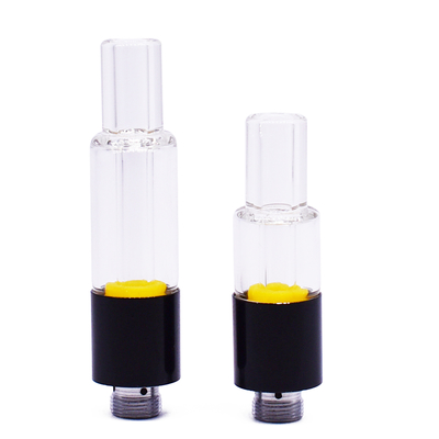 do aquecimento cerâmico grosso 2*2.0mm da bobina do delta 8 do óleo da prova cartucho vazio de vidro de escape do vape do óleo de Cbd do furo