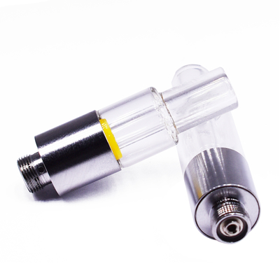 Nenhum do cbd descartável cerâmico do delta 8 da bobina 0.5ml 1ml do tanque de vidro do risco cartucho grosso de escape do óleo
