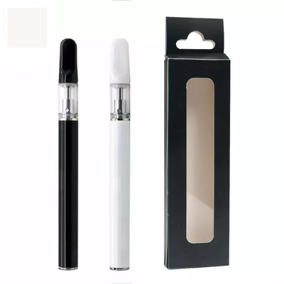 Pena cerâmica de aço inoxidável da bateria D5/D5A CBD Vape da bobina 0.5ml 1.0ml 350mah do tanque de vidro