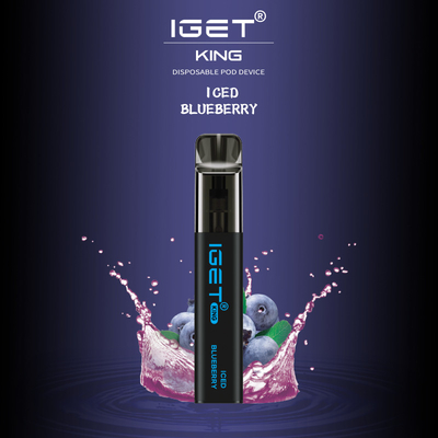 A pena descartável de venda quente do vape do REI 2600 sopros de Austrália IGET com cor diferente dos tipos escolhe